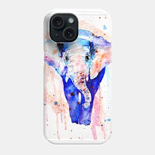 Elephant, colorful art Phone Case