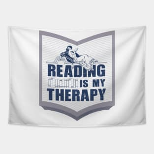 Reading is My therapy Tapestry