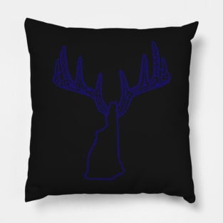 Blue HUNT NH Pillow