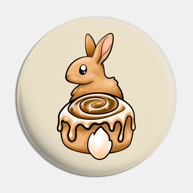 Cinnabun Pin by Lady Lilac