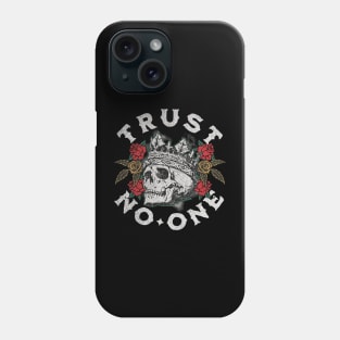 Trust No One - Metal Phone Case