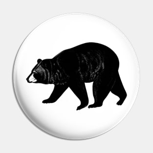 Bear Vintage // Pencil Drawing Pin