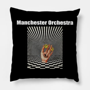 Illuminati Hand Of Manchester Orchestra Pillow