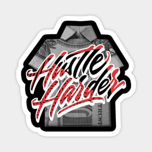 Hustle Harder White Infrared Sneaker Retro Magnet