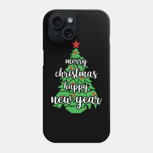 Merry Christmas and Happy New Year Phone Case