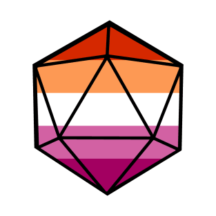 Lesbian Pride d20 T-Shirt