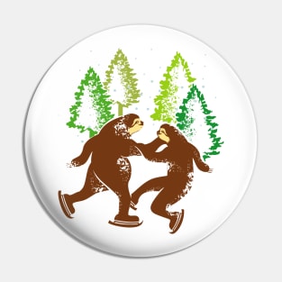 sloth love skating in christmas day,  sloth lover gifts Pin