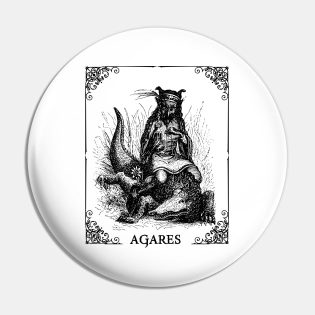 Illustration of Agares Pin by SFPater