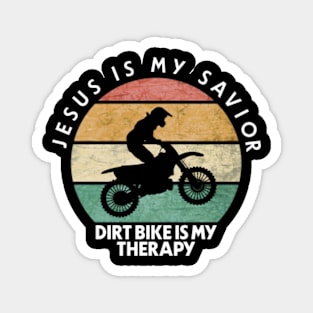 Vintage Dirt Bike Magnet