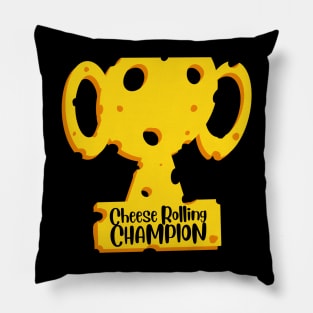 Cheese Rolling Champion Pillow