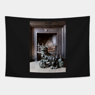 Astley Hall-Fire place Tapestry