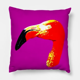 Psyco Flamingo Pillow