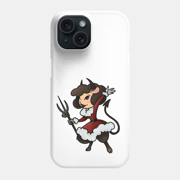 Merry Krampus Phone Case by candice-allen-art