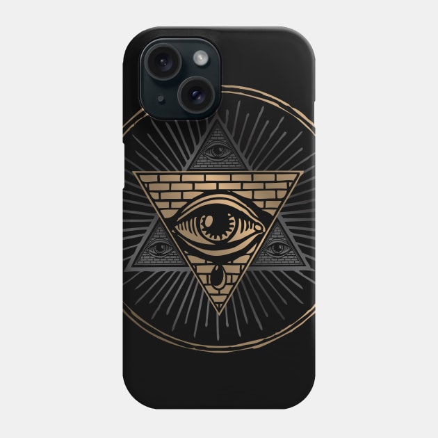 Eye of the New World Normal Phone Case by FAKE NEWZ DESIGNS