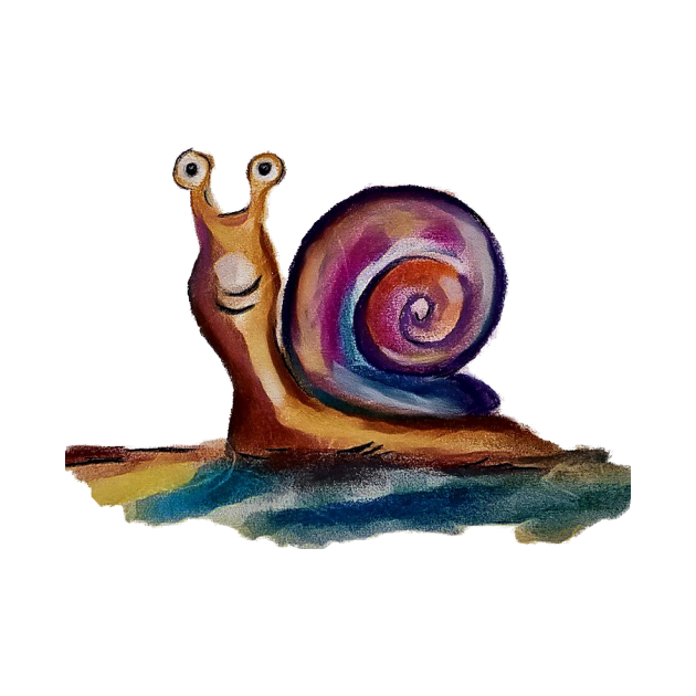 Discover Brightly colored snail - Snail - T-Shirt