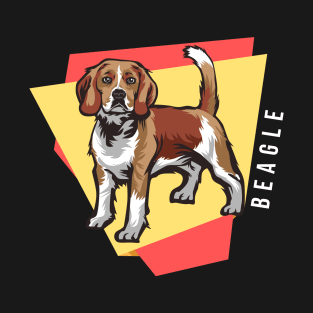 Beagle in Abstract T-Shirt