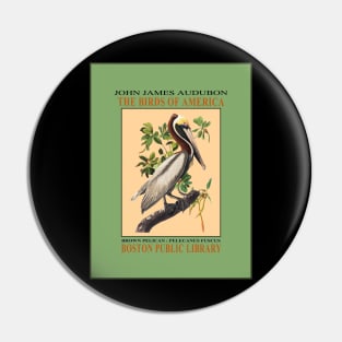 Audubon Pelican Exhibition Print Pin