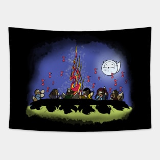 The tanuki s party Tapestry
