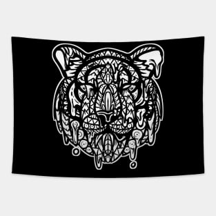 Drippy Tiger Tapestry