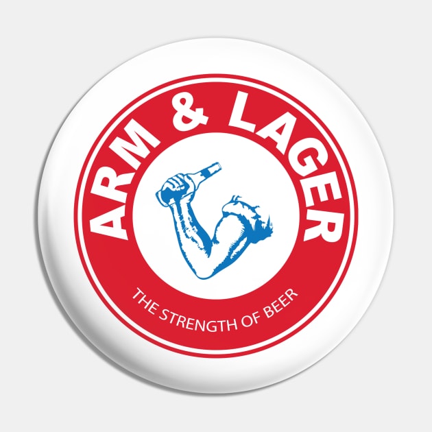 Arm and Lager V1 Pin by tt_tees