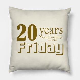 years spent wishing Pillow