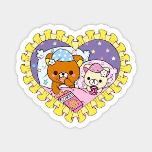 Relax Lazy Bears Magnet