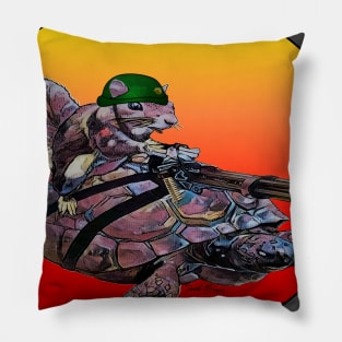 FUNNY GAMER COD SWAG MASHUP SQUIRREL MILITARY HUMOR LIT Pillow