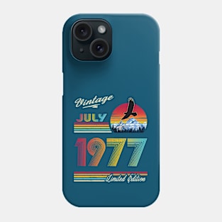 July 1977 Birthday Phone Case