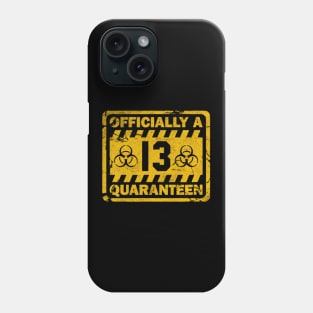 biohazard a Quaranteen 13th Phone Case