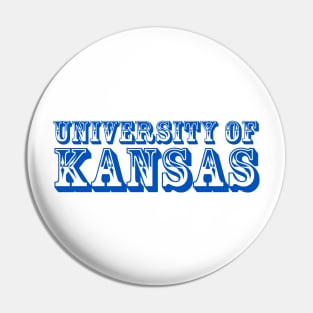 University Of Kansas (Blue) Pin