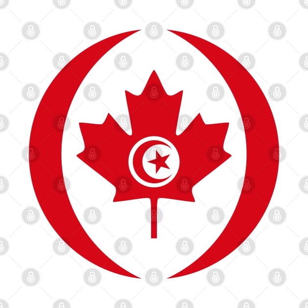 Tunisian Canadian Multinational Patriot Flag Series by Village Values