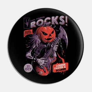 Rock Pumpkin Pin