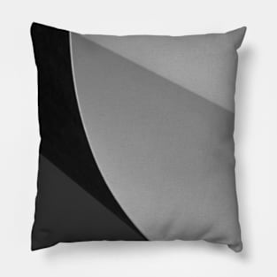 Not obvious. Minimal - black and white Pillow