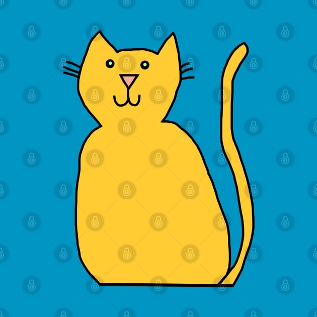 Cute Cat Doodle for Kids by ellenhenryart