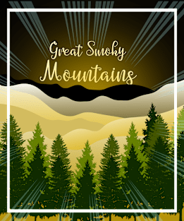 Great smoky Mountains Magnet