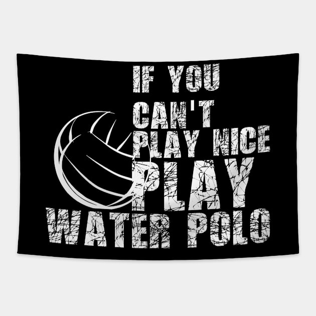 Water Polo Design Tapestry by Watersolution