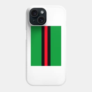 Glentoran Green, Black, Red NFL Retro stripes Phone Case