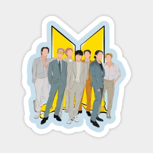 BTS Butter Kpop Group Magnet