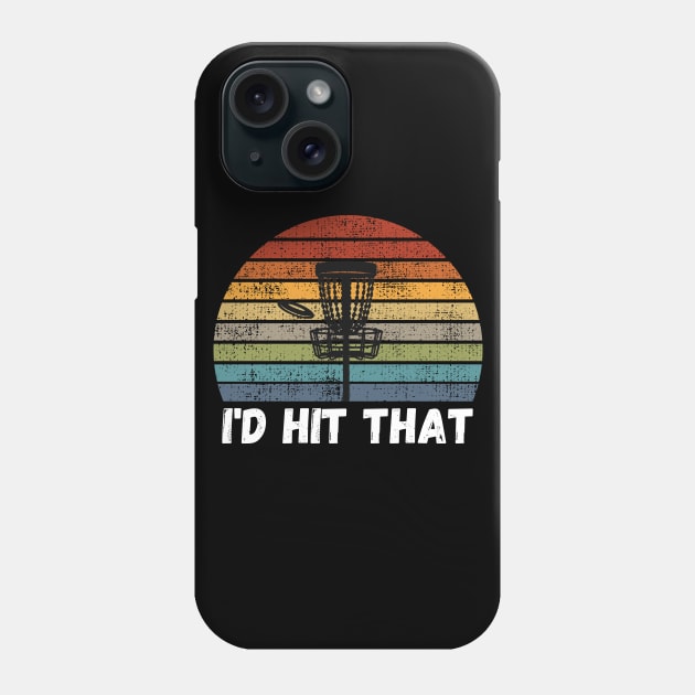 Funny Vintage Retro Frisbee Golf Disc Sport Phone Case by maxdax