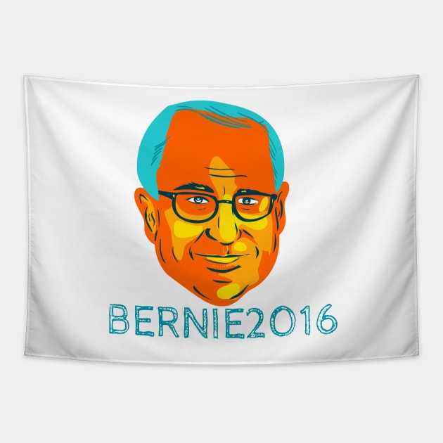 Bernie 2016 President WPA Tapestry by retrovectors