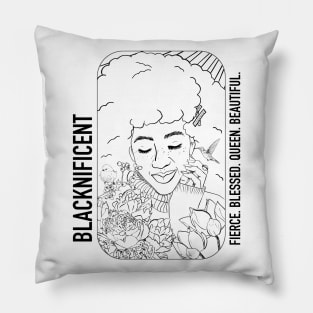 Blacknificent / So Beautiful Pillow