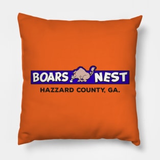 Boars Nest, Hazzard County Pillow