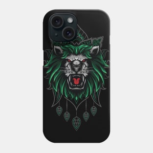 Green Lion Phone Case