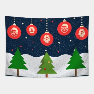 Christmas Trees & Decorations Tapestry