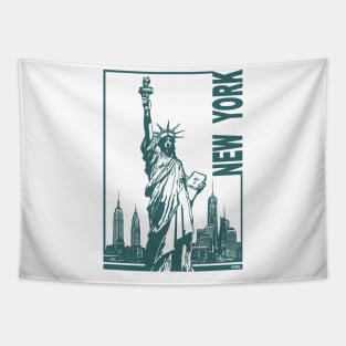 New York-Statue of Liberty Tapestry