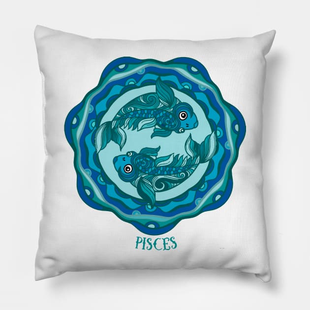 PISCES Pillow by MGphotoart