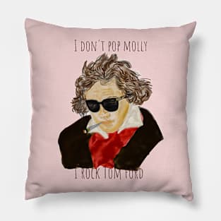 Ludwig can beethoven Pillow