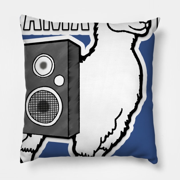 Llamaha Pillow by tomytshirt