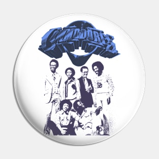 Commodores American Funk and Soul Group Pin