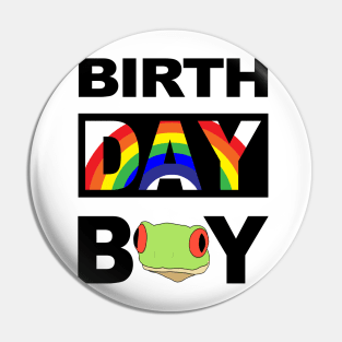 Birth Day Boy Pin